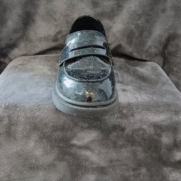 Art Class Celia Glitter Slip-On Loafers Black Onyx - Girls Size 3 - Picture 4 of 16